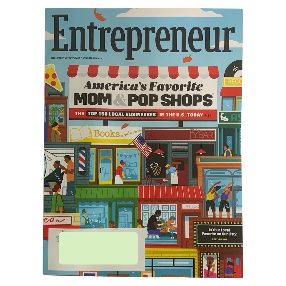 Entrepreneur Magazine September October 2024 Americas Favorite Mom And Pop Shops